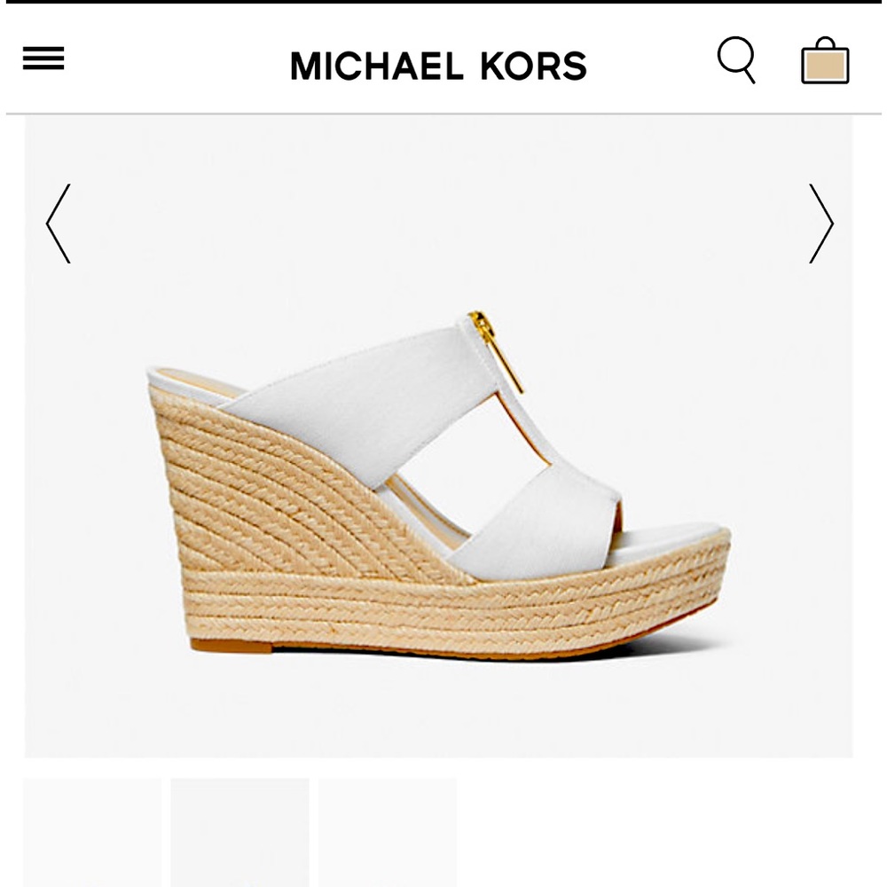 Michael Kors Bradley Mule Wedges NEW IN BOX